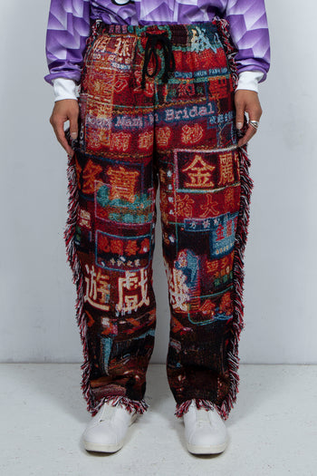 NEON SIGN BLANKET PANTS