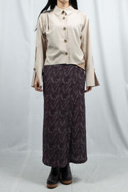 Paisley Jacquard Skirt
