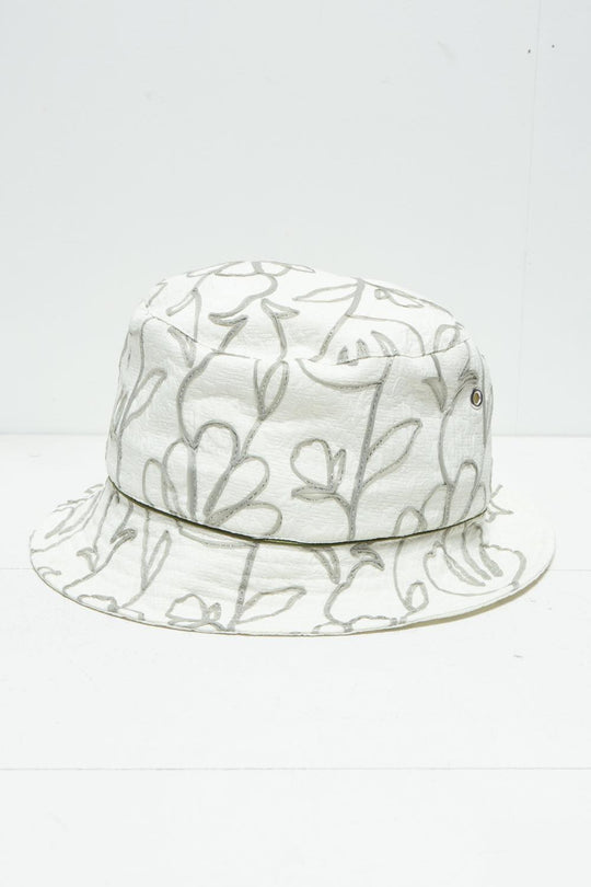 Flower Embroidery Bucket hat