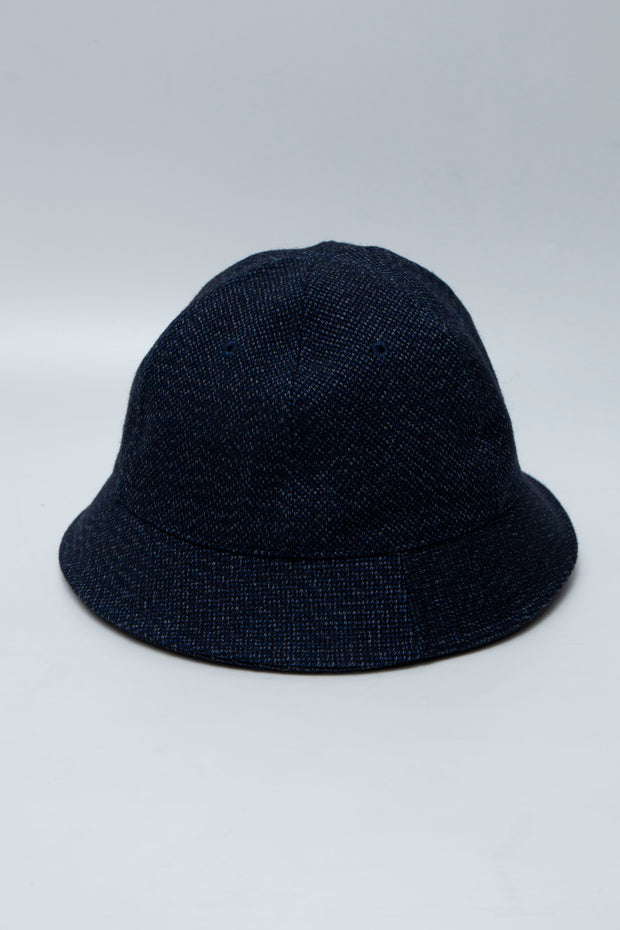 Indigo Oxford Bowl Hat