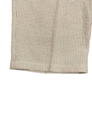 Graph Check Trousers BEIGE
