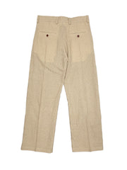 Graph Check Trousers BEIGE