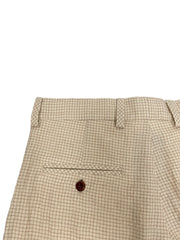 Graph Check Trousers BEIGE