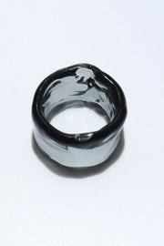 Ripple ring circle black