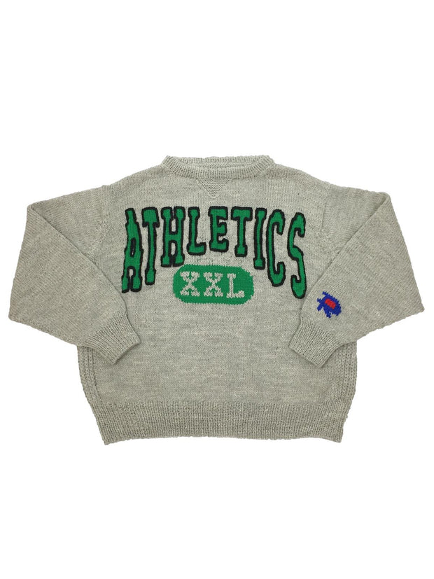 Hand knit College Sweater / RICE NINE TEN（ライス ナイン テン ...