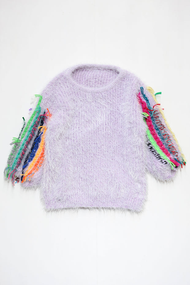 Embroidery knit sweater