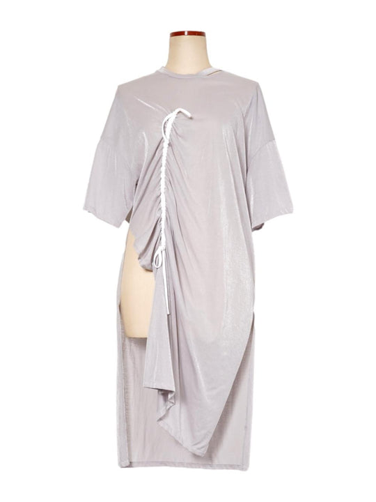 PEIEN Gathered Onepiece Gray