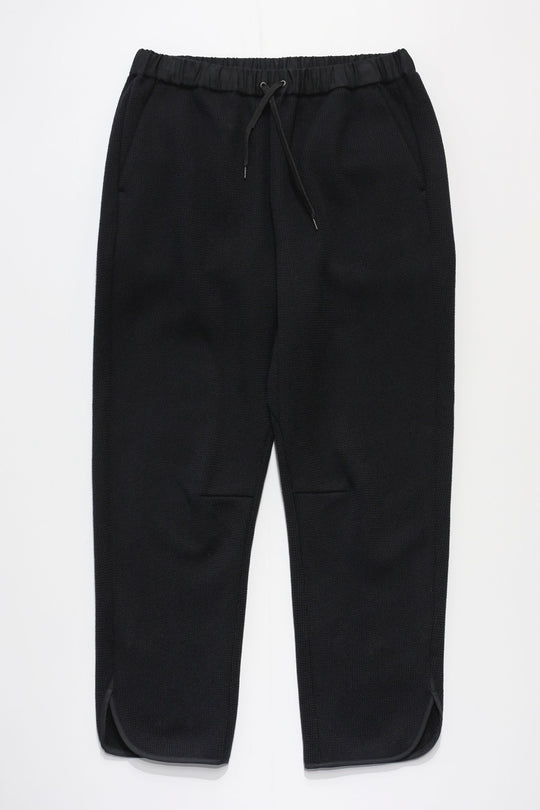 Wool Raschel Slit Easy Pants