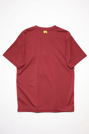 Embroidery T-Shirt  Burgundy2